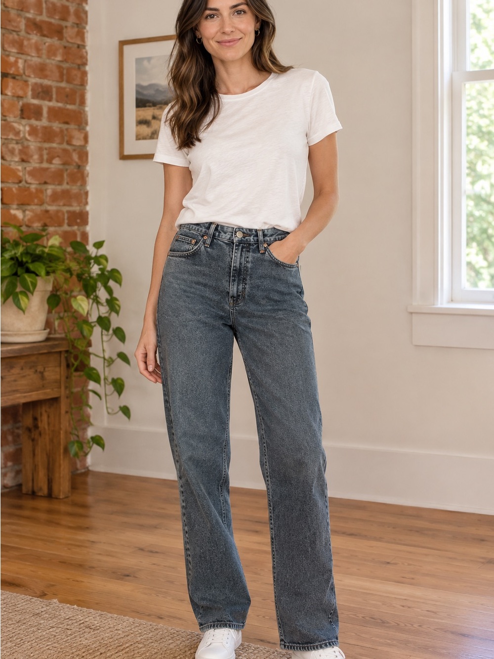 Mavi Wide Leg Jeans